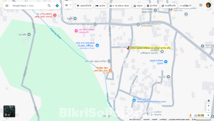 বোদা থানা পাড়া আবাসিক এলাকায় ৬ শতক জমি বিক্রি হবে।